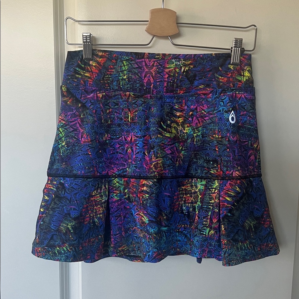 Dona Jo Pleated Tennis Pickleball Skirt/Skort, L